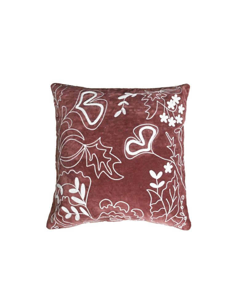 Coussin velours brodé 100%...