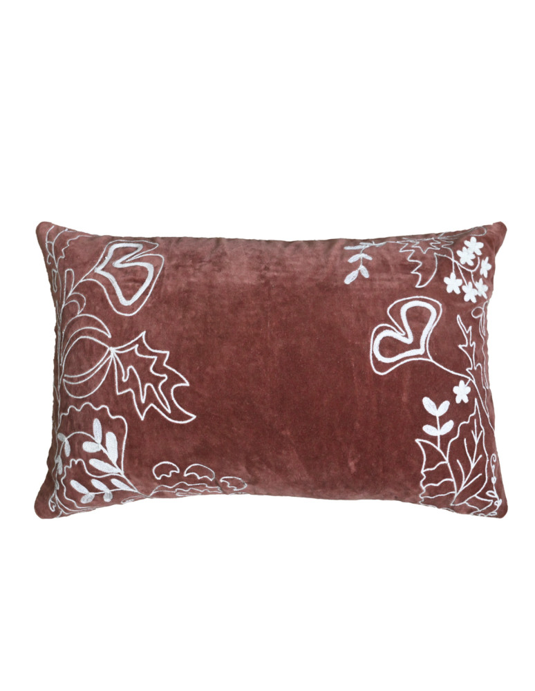 Coussin velours brodé 100%... 2