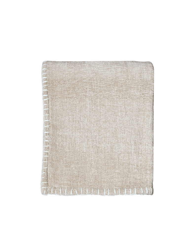 Plaid velours chenille 100%...