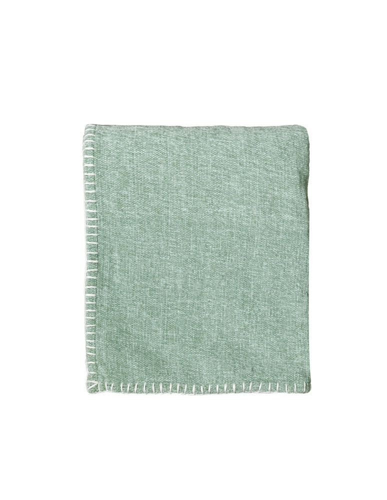Plaid velours chenille 100% polyester...