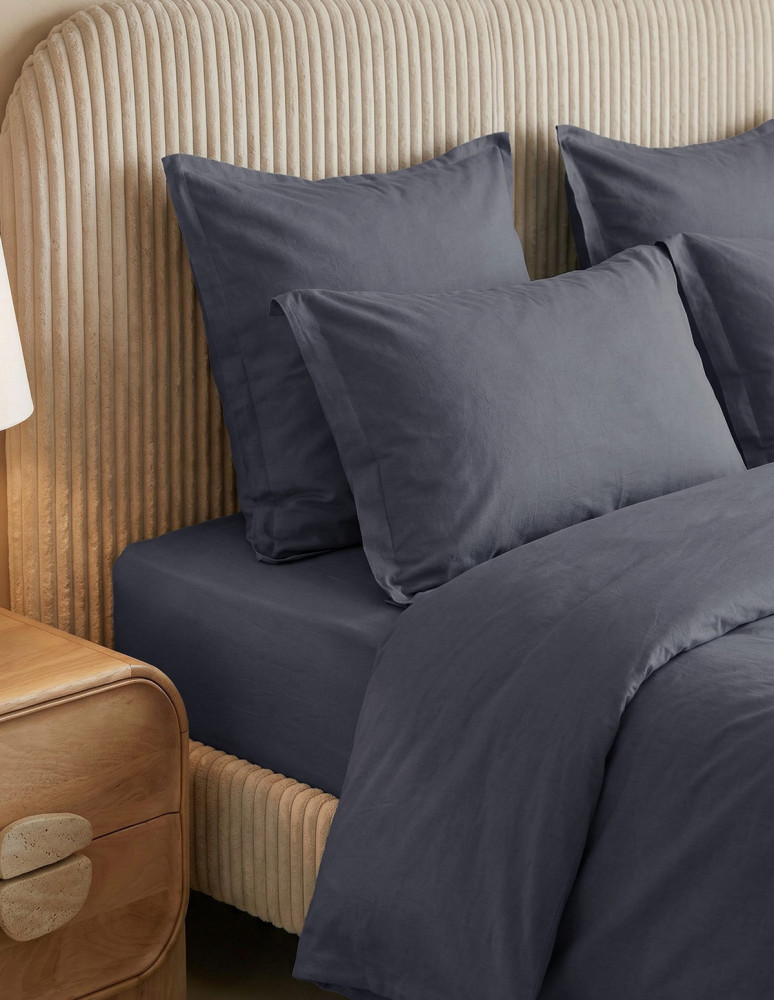 Housse de couette en percale lavée...
