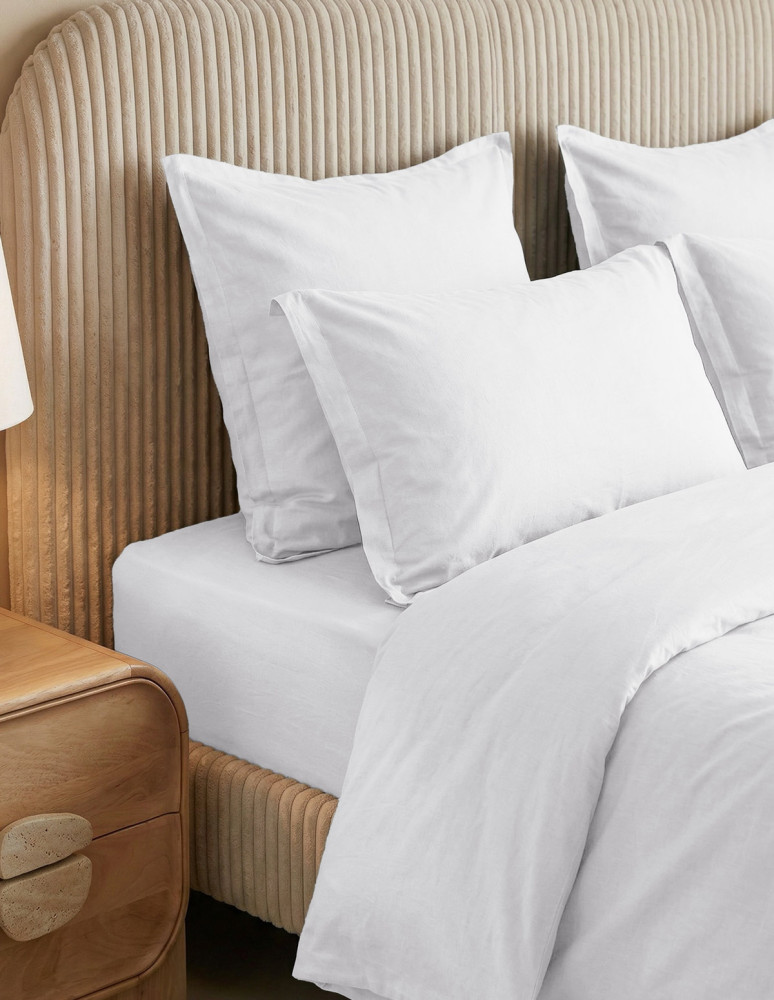 Housse de couette en percale lavée...