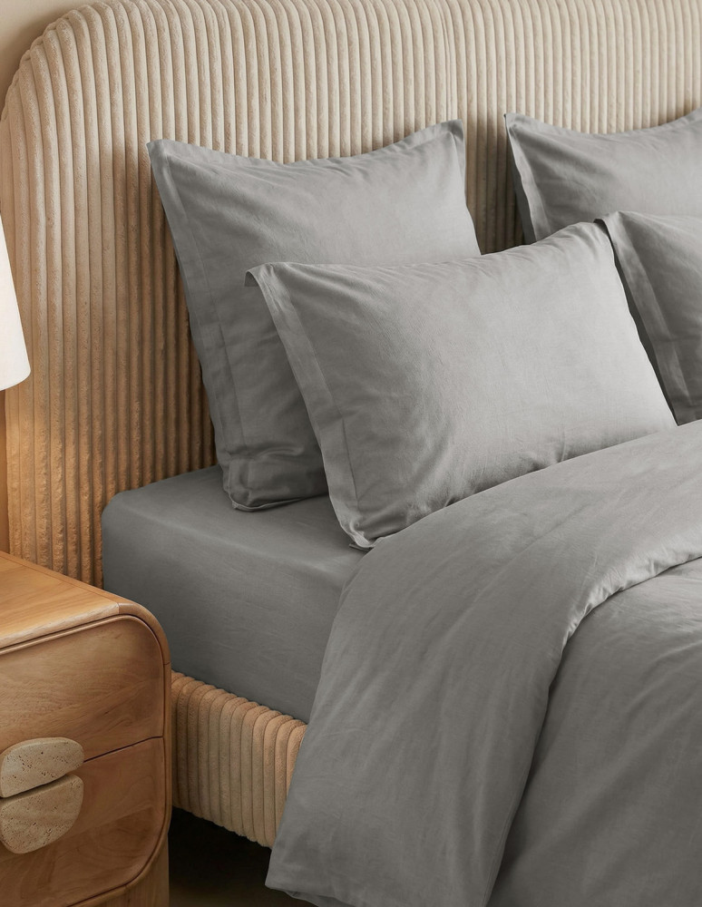 Housse de couette en percale lavée...