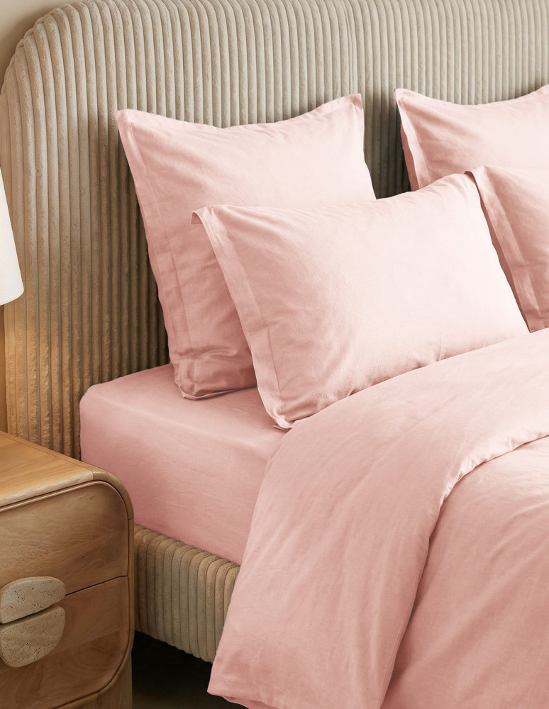 Housse de couette en percale lavée...