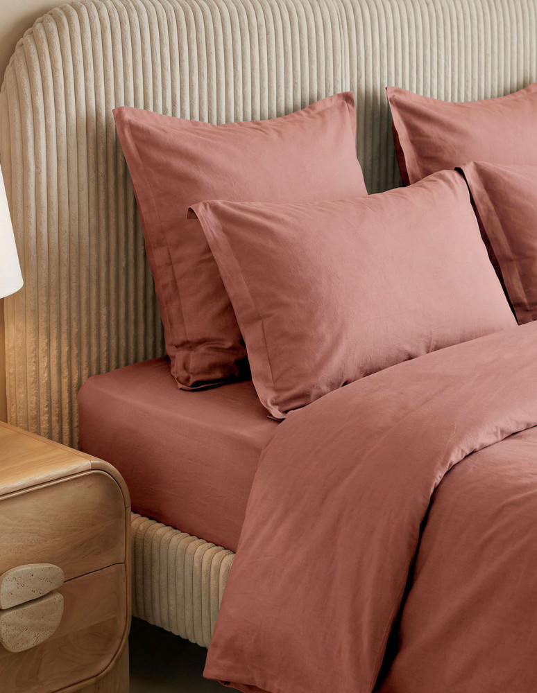 Housse de couette en percale lavée...