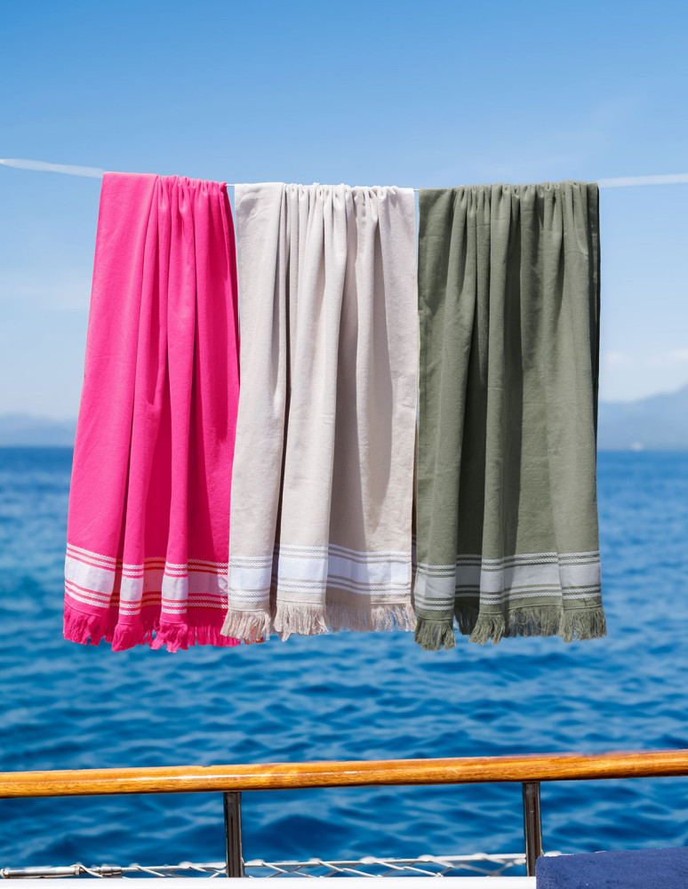 Serviette de plage / fouta 100x180 cm...