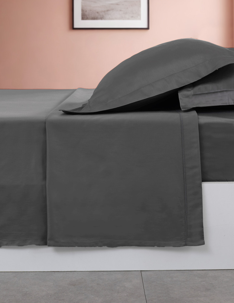 Drap plat en percale de coton easy...