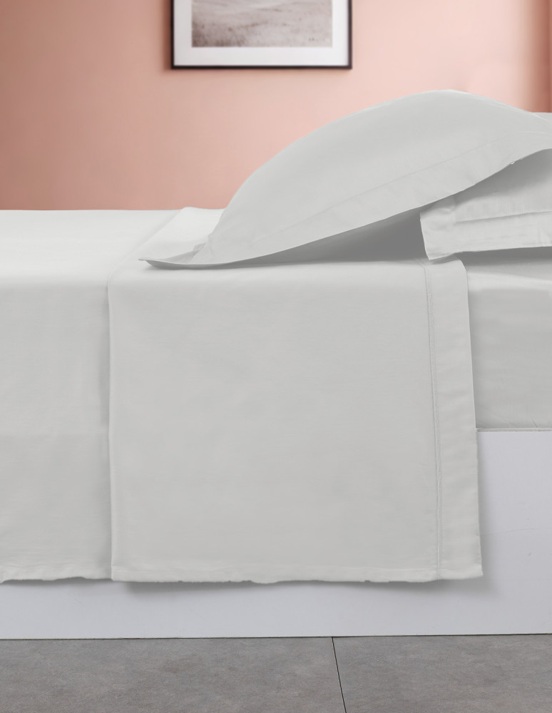Drap plat en percale de coton easy...