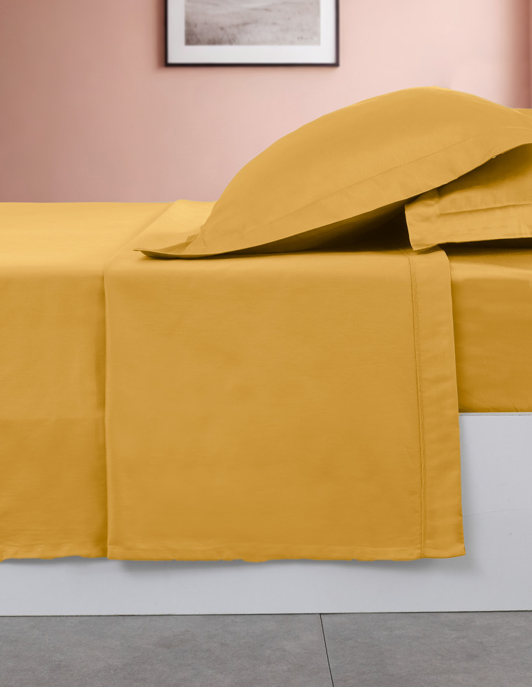 Drap plat en percale de coton easy...