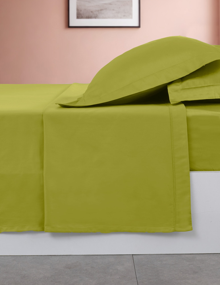 Drap plat en percale de coton easy...