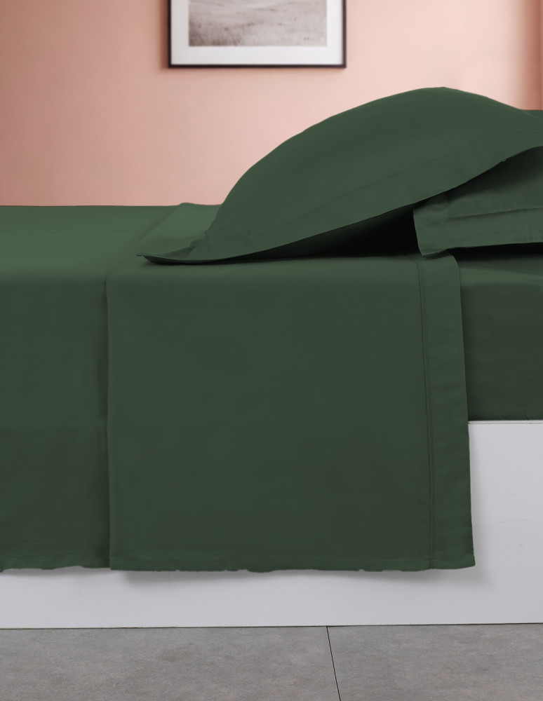 Drap plat en percale de coton easy...