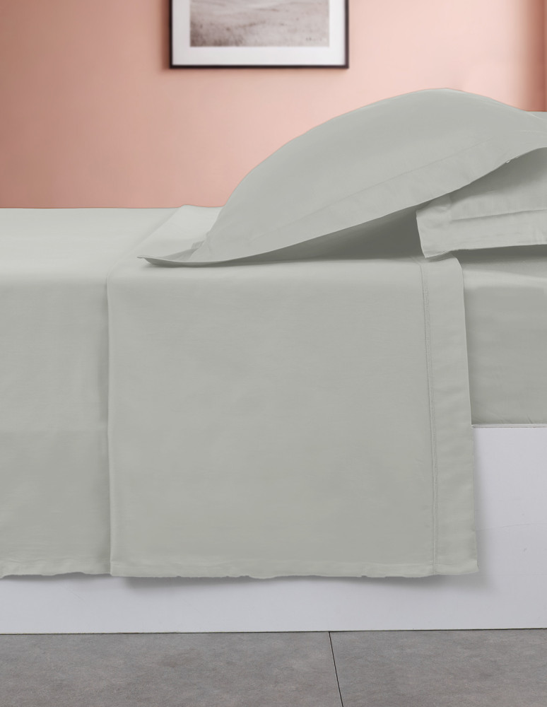 Drap plat en percale de coton easy...