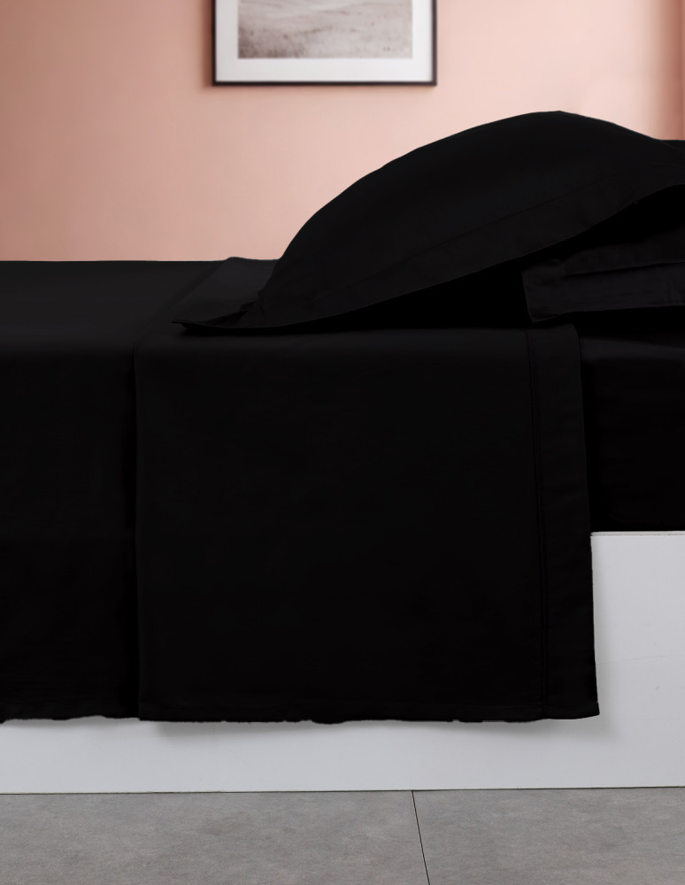 Drap plat en percale de coton easy...