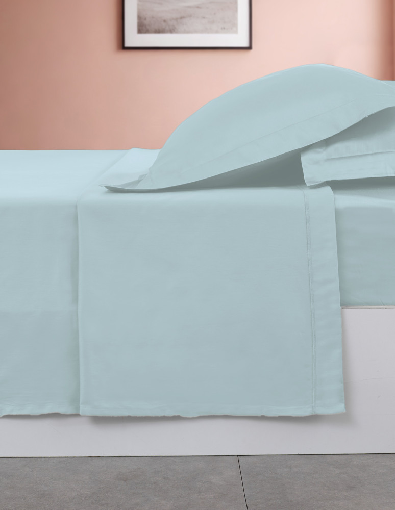 Drap plat en percale de coton easy...