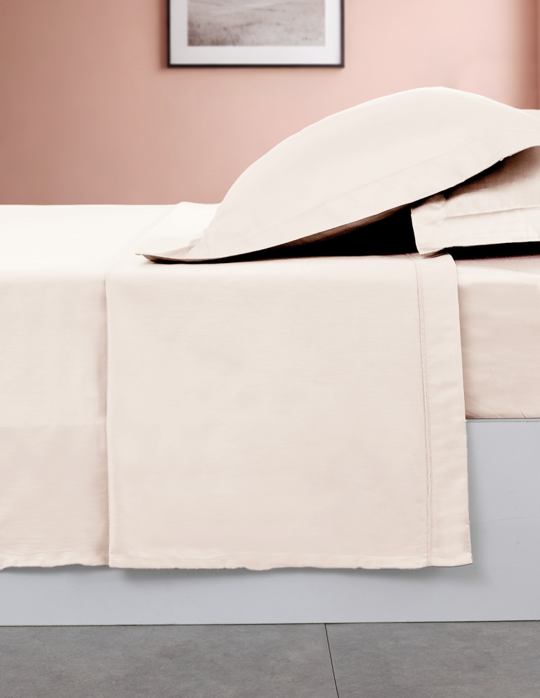 Drap plat en percale de coton easy...