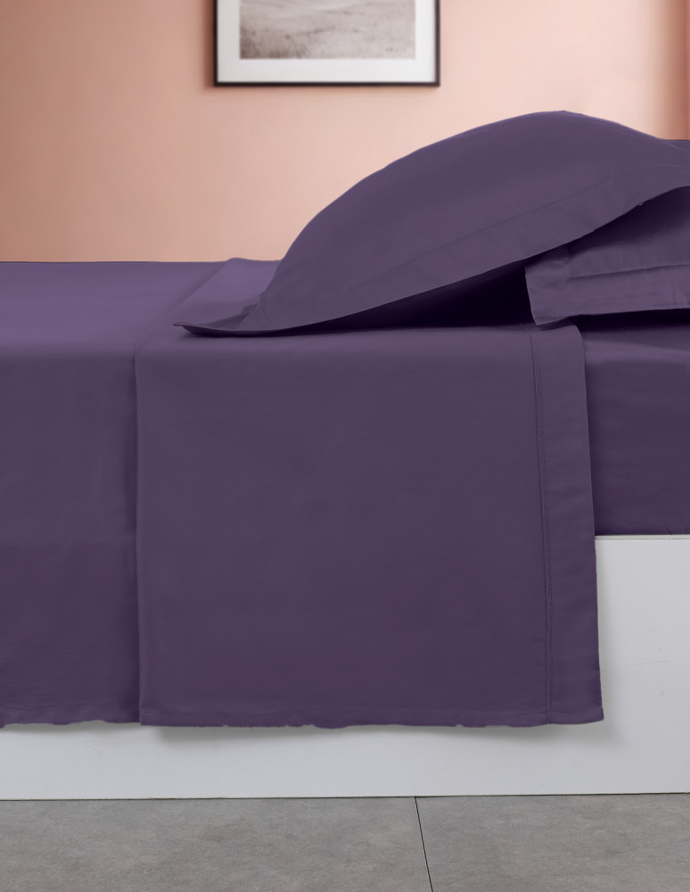 Drap plat en percale de coton easy...