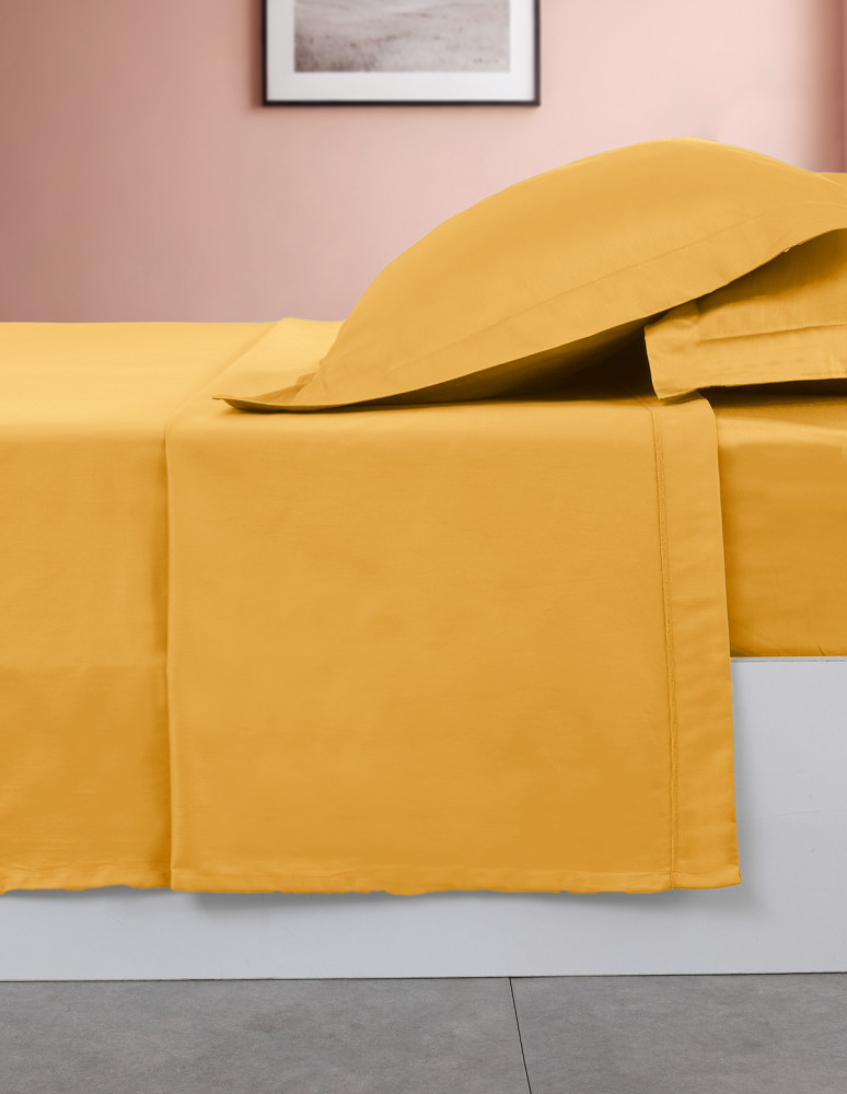 Drap plat en percale de coton easy...