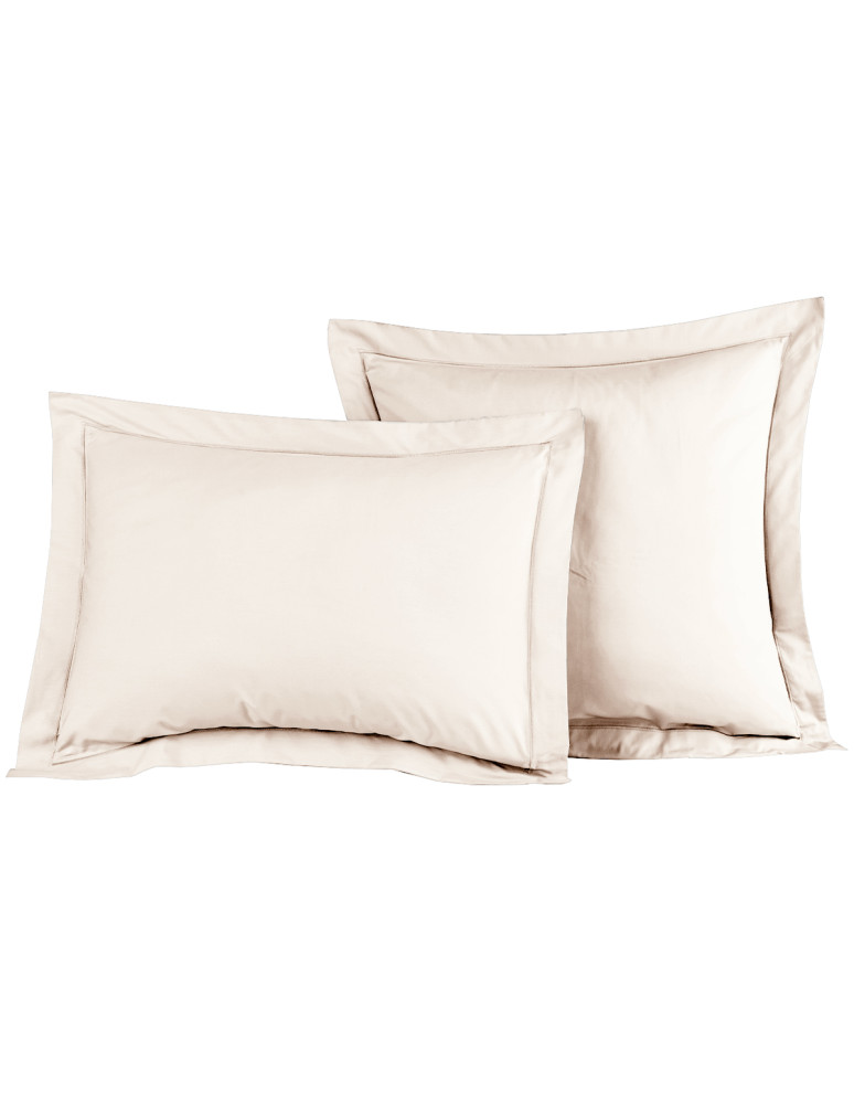 Lot de 2 taies d'oreiller en percale...