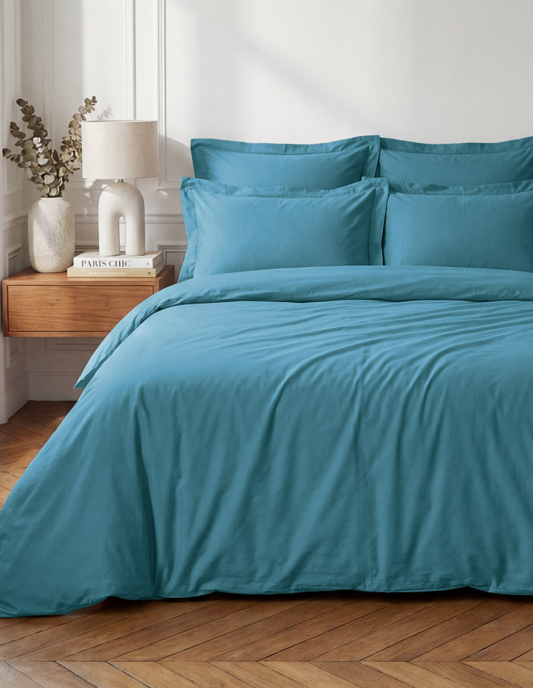 Lot de 2 taies d'oreiller en percale...