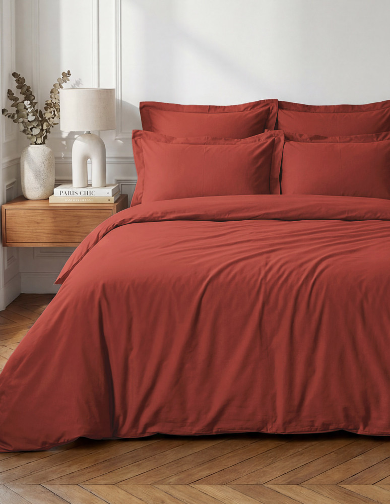 Lot de 2 taies d'oreiller en percale...