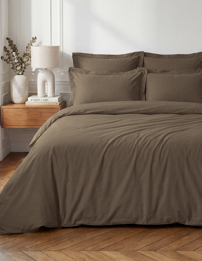 Lot de 2 taies d'oreiller en percale...
