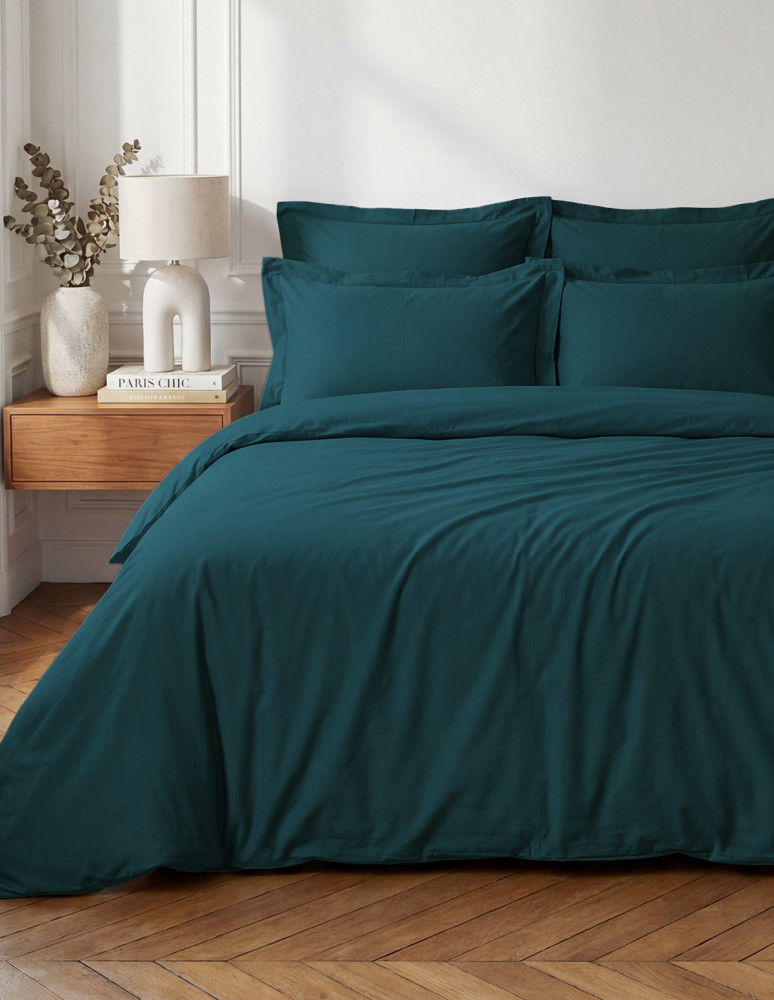 Lot de 2 taies d'oreiller en percale...