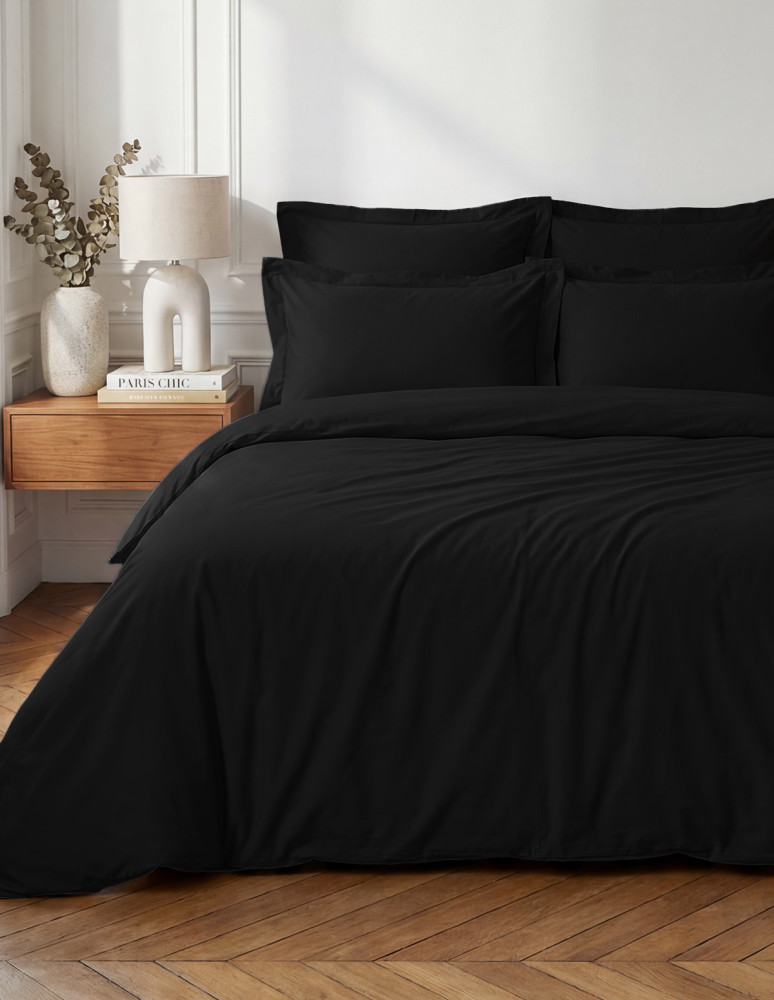 Lot de 2 taies d'oreiller en percale...