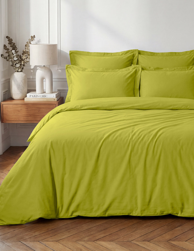 Lot de 2 taies d'oreiller en percale...