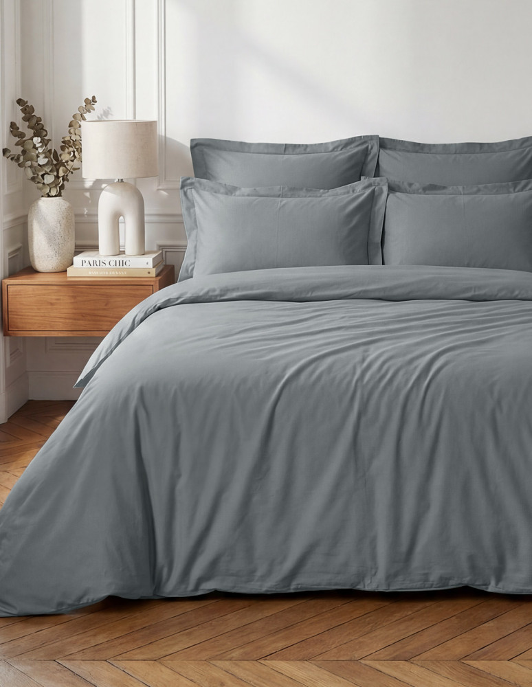 Lot de 2 taies d'oreiller en percale...