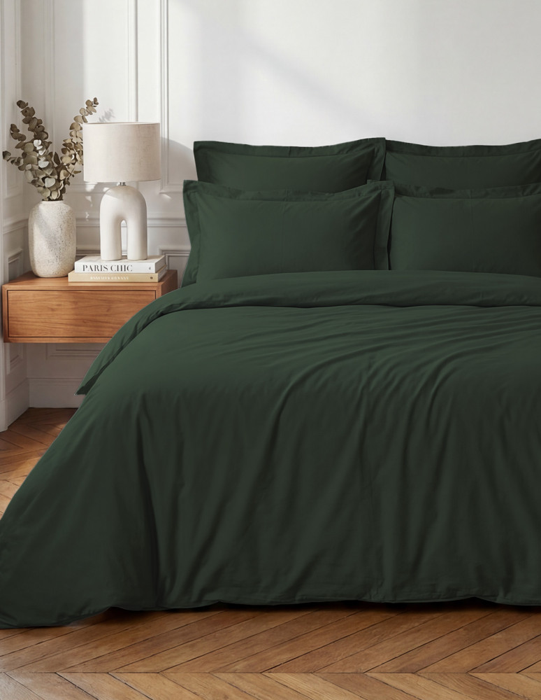 Lot de 2 taies d'oreiller en percale...