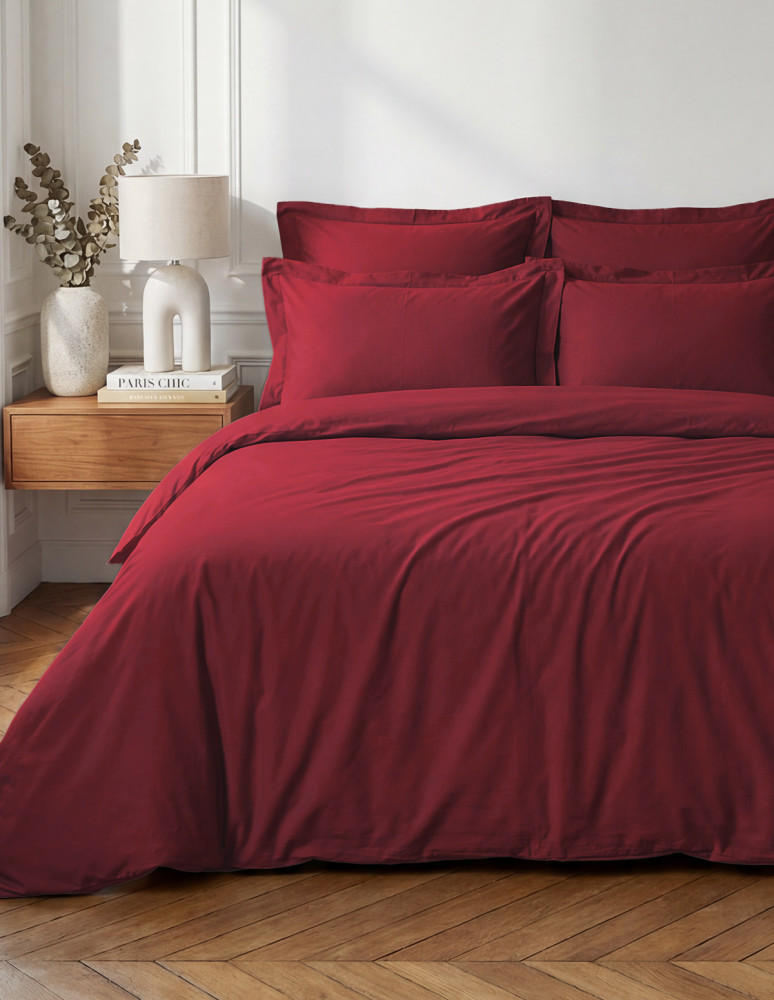 Lot de 2 taies d'oreiller en percale...
