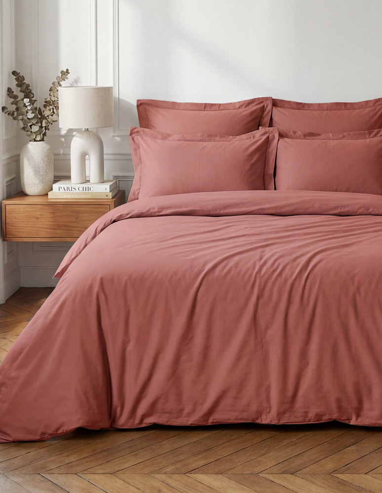 Lot de 2 taies d'oreiller en percale...
