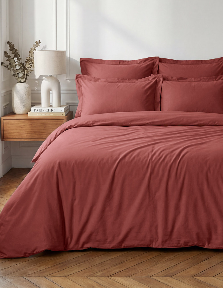 Lot de 2 taies d'oreiller en percale...