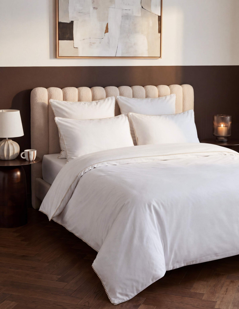Housse de Couette Brodée Percale EASY...