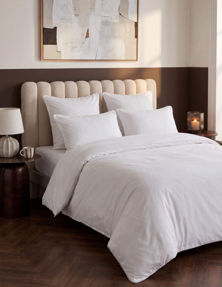 Housse de Couette Brodée Percale EASY...