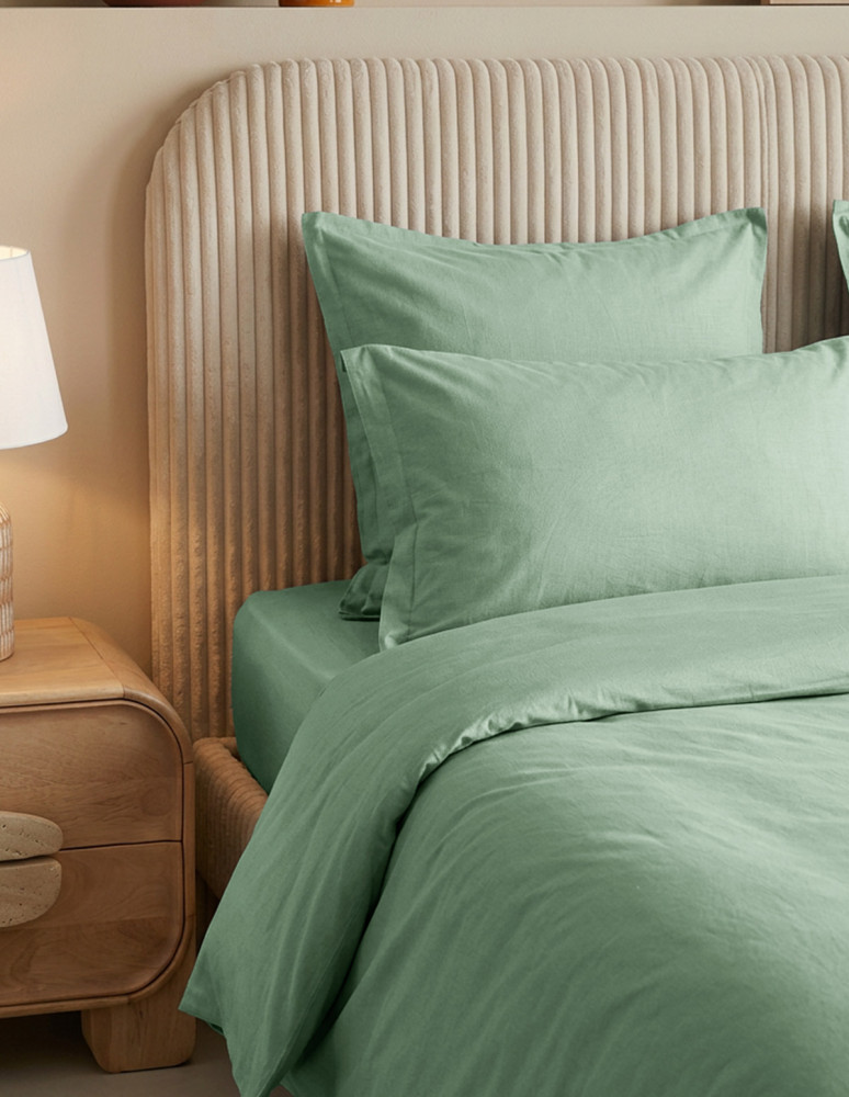 Lot de 2 taies d'oreiller en percale...