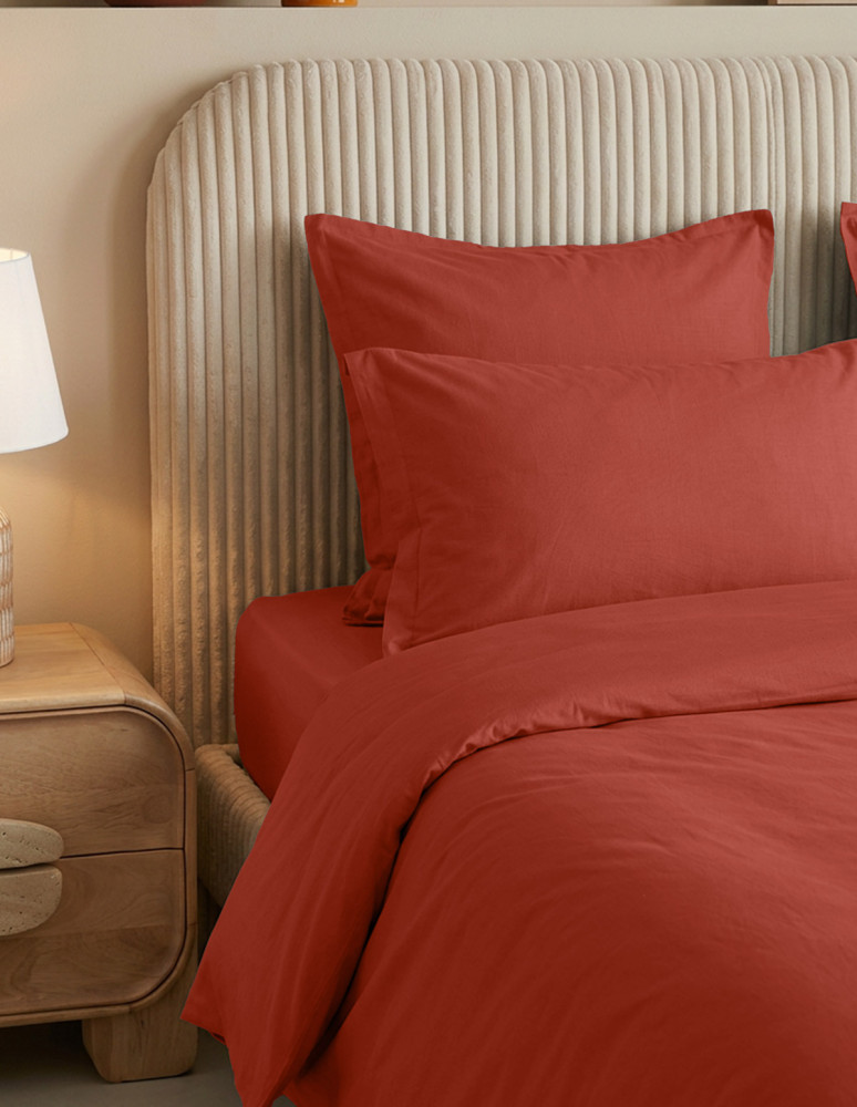 Lot de 2 taies d'oreiller en percale...