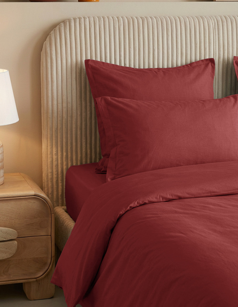 Lot de 2 taies d'oreiller en percale...
