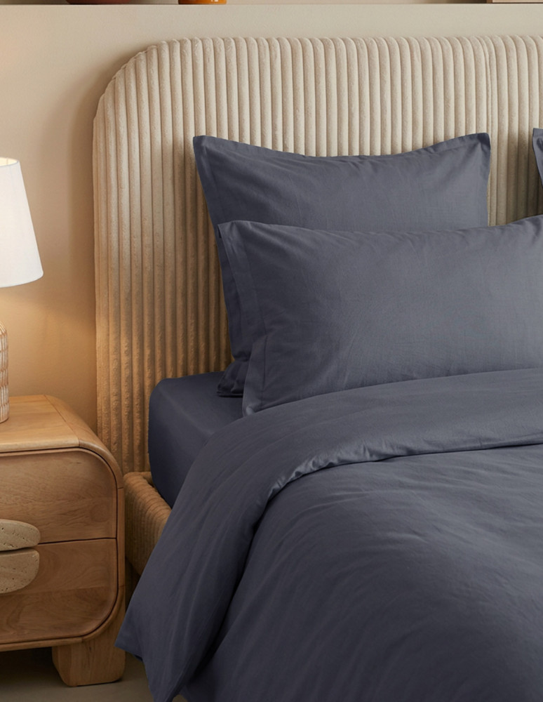 Lot de 2 taies d'oreiller en percale...