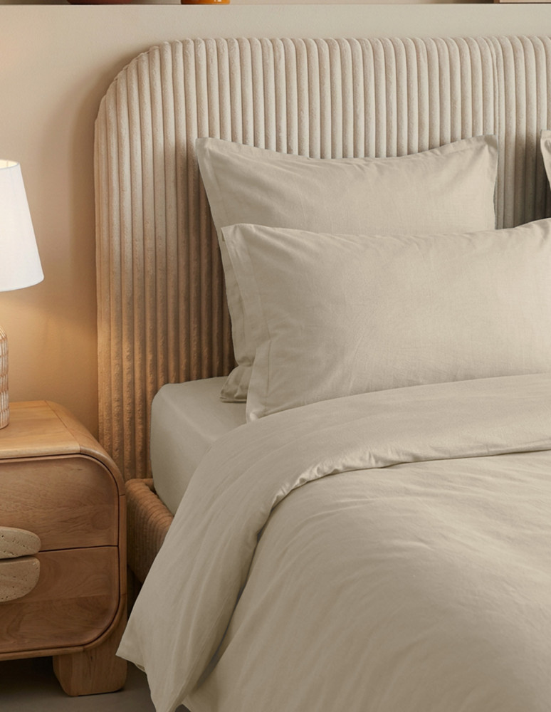 Lot de 2 taies d'oreiller en percale...