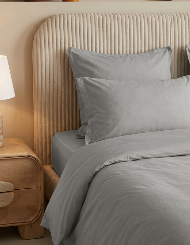 Lot de 2 taies d'oreiller en percale...