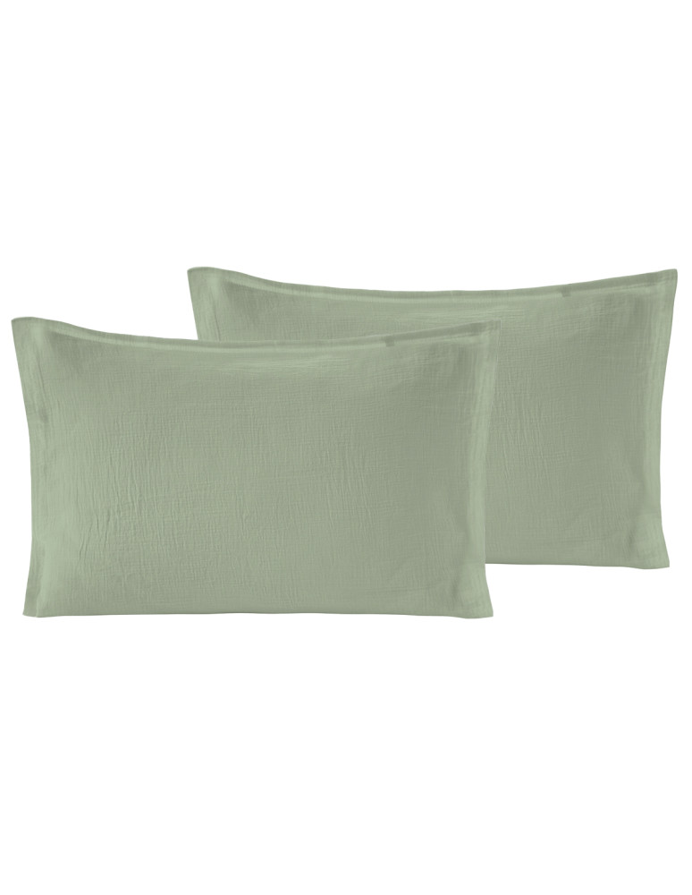 Lot de 2 taies en gaze de coton LOFT