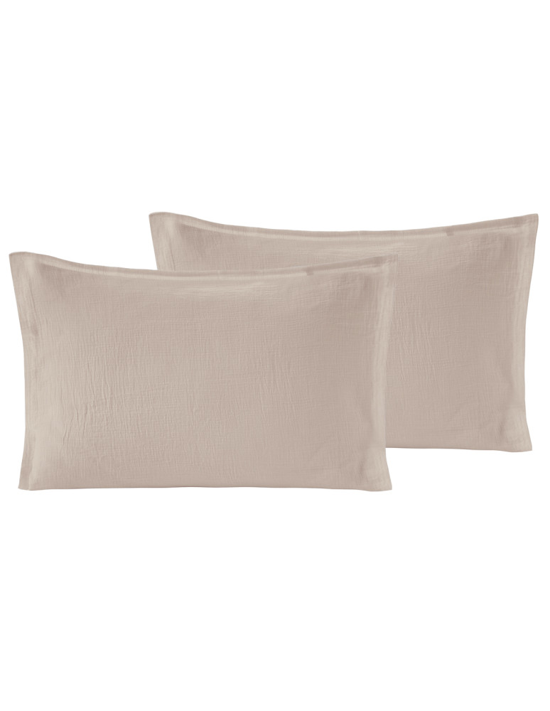 Lot de 2 taies en gaze de coton LOFT
