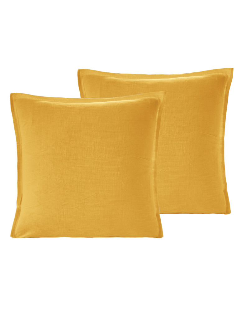 Lot de 2 taies en gaze de coton LOFT