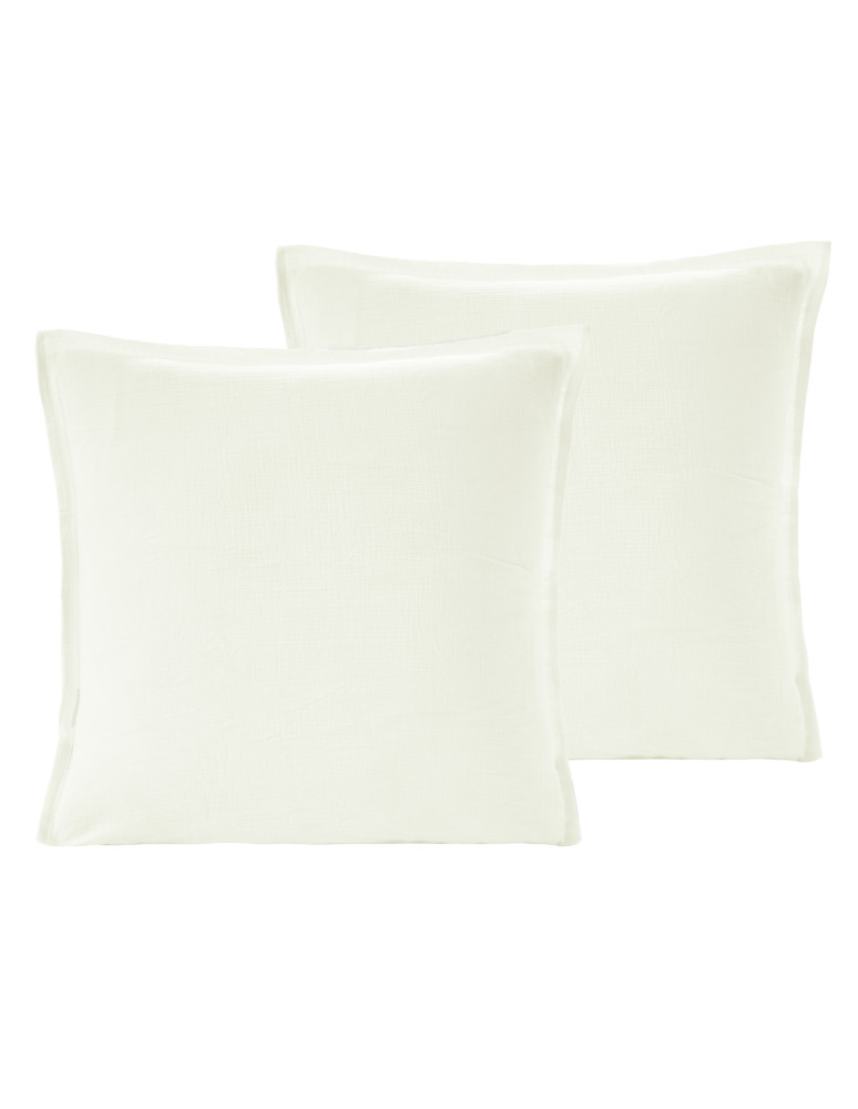 Lot de 2 taies en gaze de coton LOFT