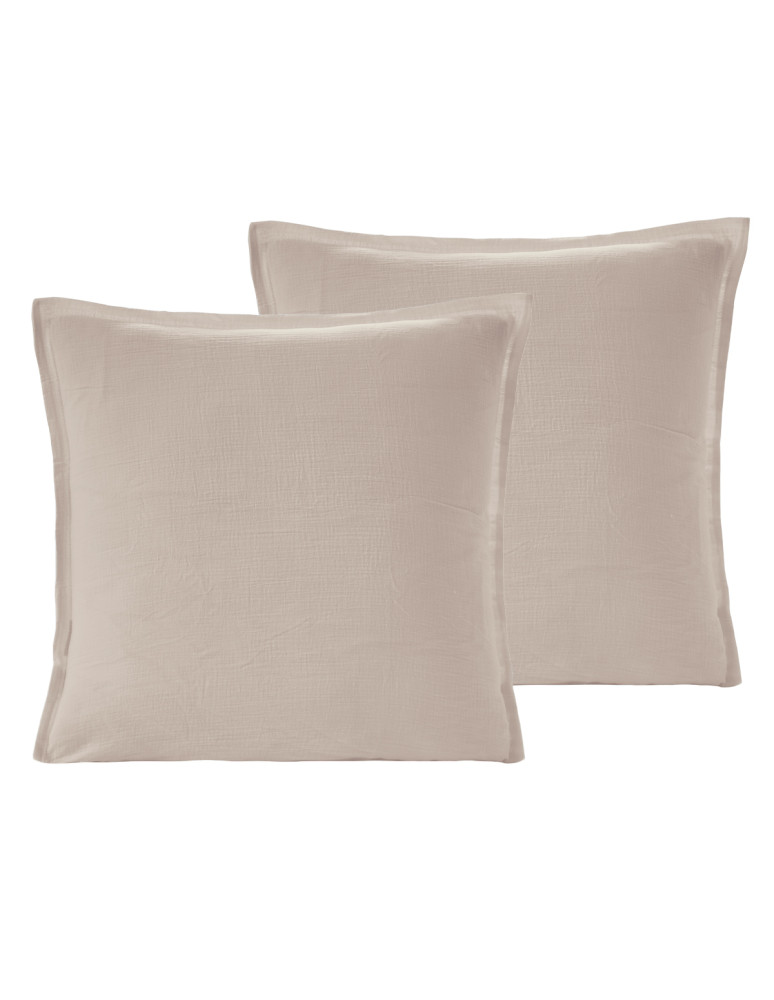 Lot de 2 taies en gaze de coton LOFT