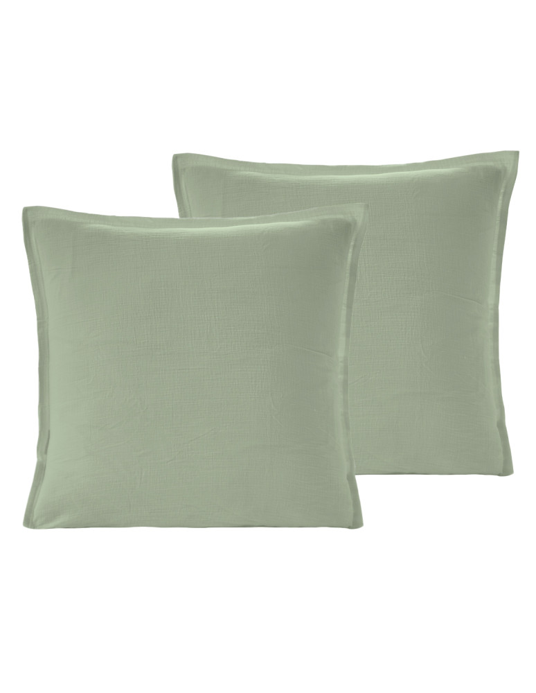 Lot de 2 taies en gaze de coton LOFT