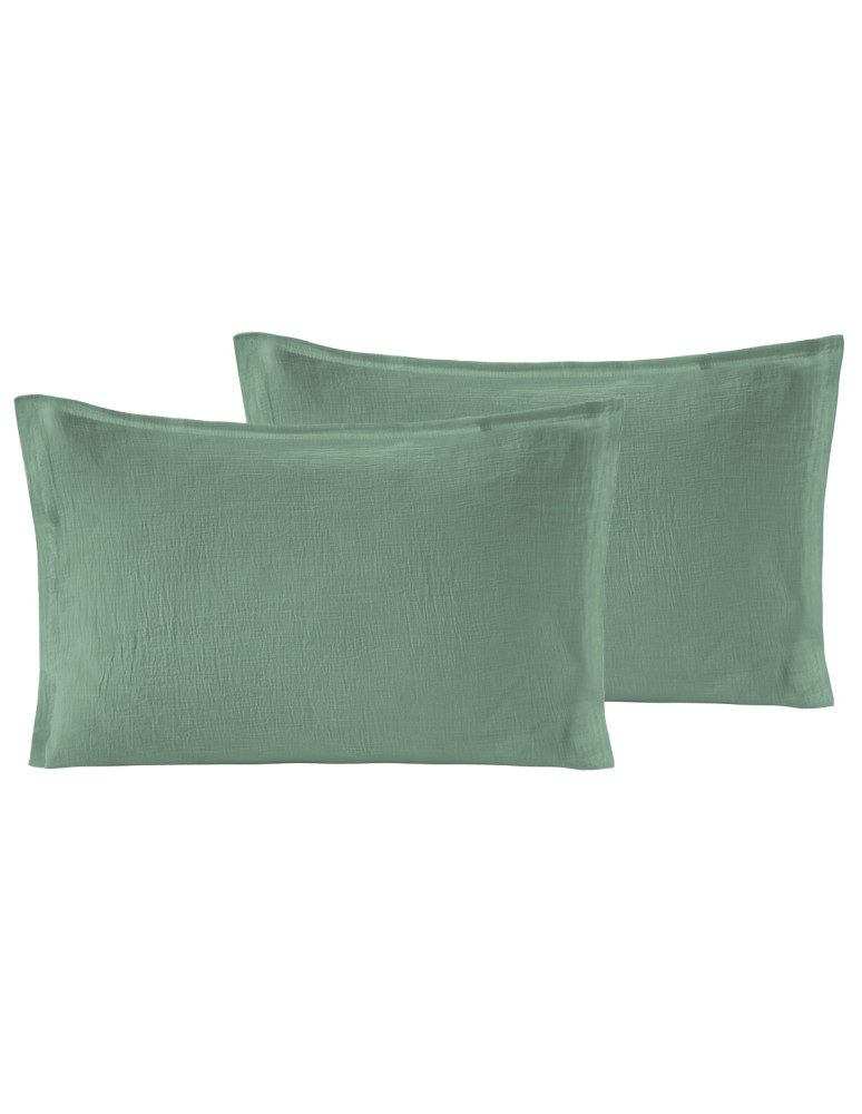 Lot de 2 taies en gaze de coton LOFT