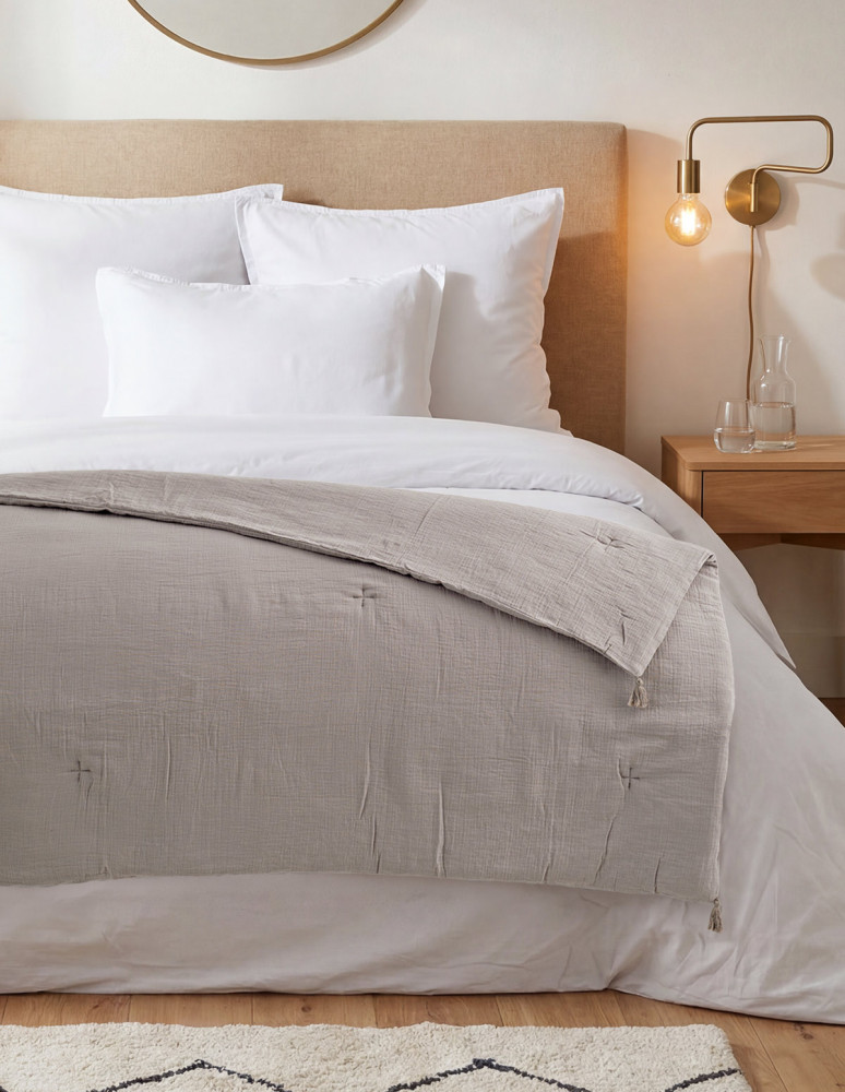 Chemin de lit gaze de coton LOFT