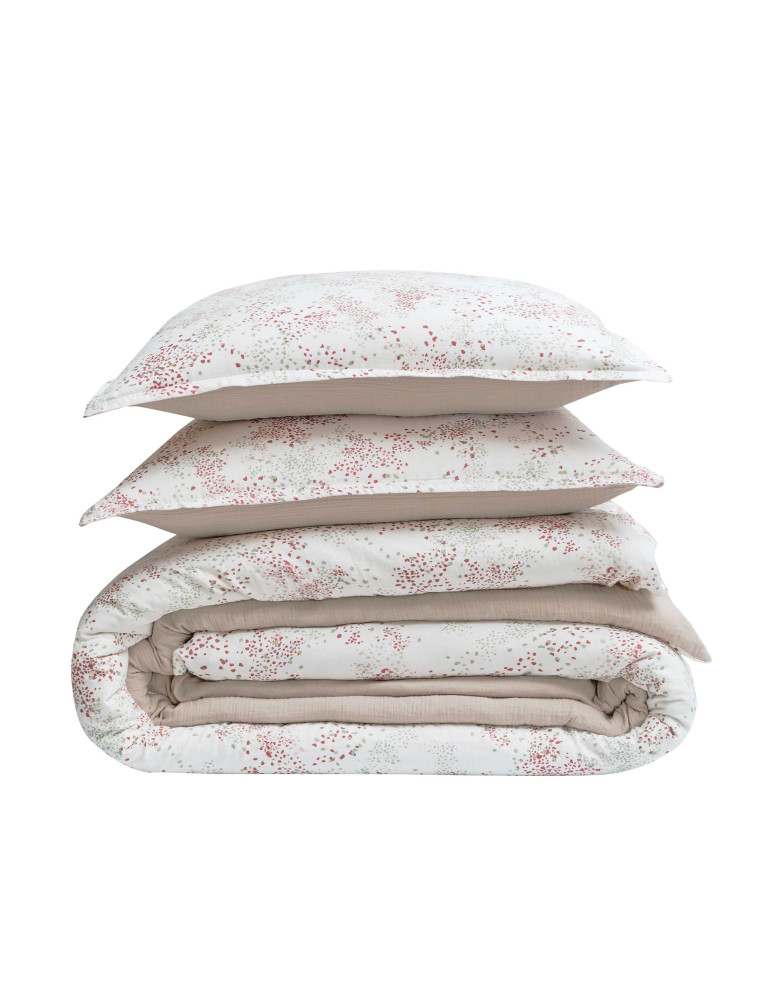Housse de couette gaze de coton ELSA...